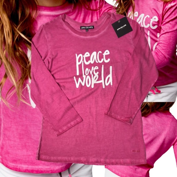 NWT PEACE LOVE WORLD The Doni Long-Sleeve Top - Picture 6 of 15